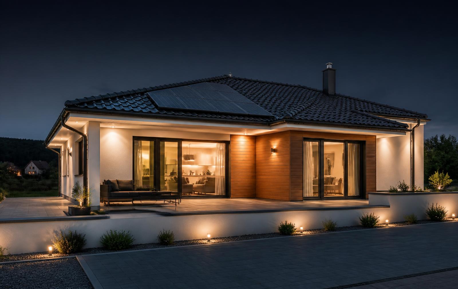 Maison moderne avec les éléments entretenus par Home Concept Solutions